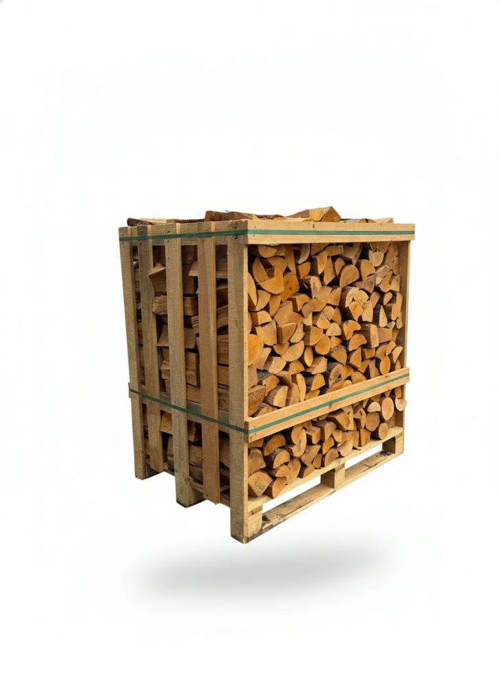 Bois de chauffage aulne 1RM bûches 25-27cm séché au four BIESSEHOLZDE

