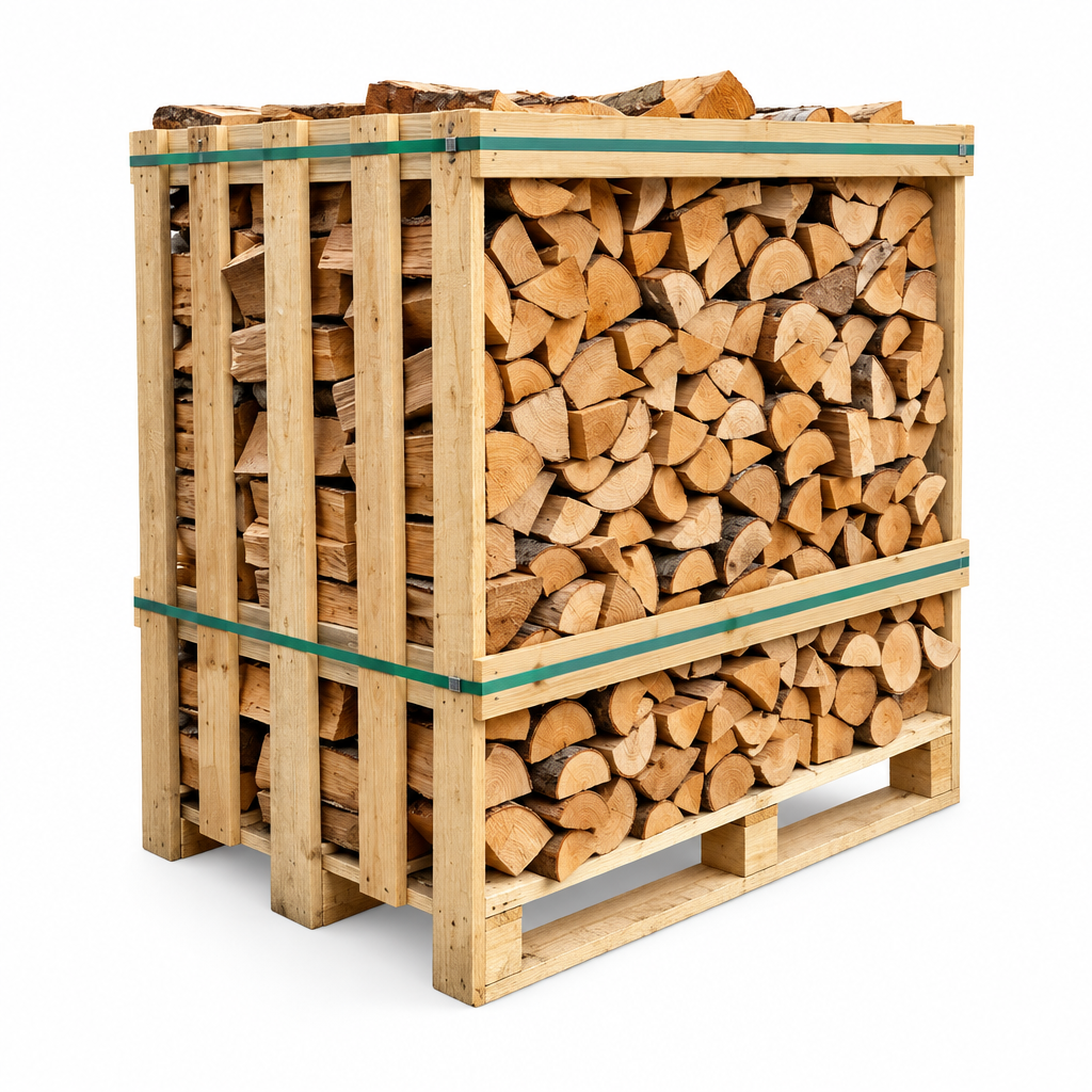 Bois de chauffage aulne 1RM bûches 25-27cm séché au four BIESSEHOLZDE

