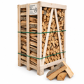 Bois de chauffage hêtre 30-33cm palette étagère compacte séché au four BIESSEHOLZDE
