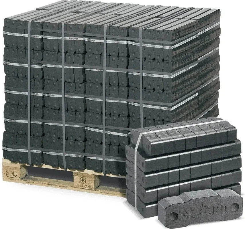 Briquettes de bois 500kg demi-palette chauffage BIESSEHOLZDE

