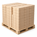Briquettes de bois Giant Flames 190 paquets 4,8kg 912kg BIESSEHOLZDE

