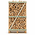 Mélange bois de chauffage 25cm 4 cubes chêne hêtre bouleau aulne BIESSEHOLZDE
