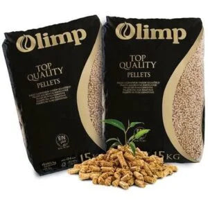 Granulés de bois Olimp 6 mm ENplus-A1, palette de 65 x 15 kg