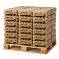 Briquettes de bois palette 960kg chauffage longue durée BIESSEHOLZDE
