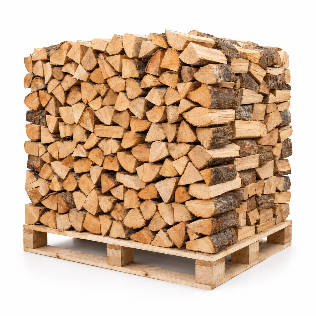 Bois de chauffage d'aulne – (1 RM) | Longueur des bûches : 25–27 cm